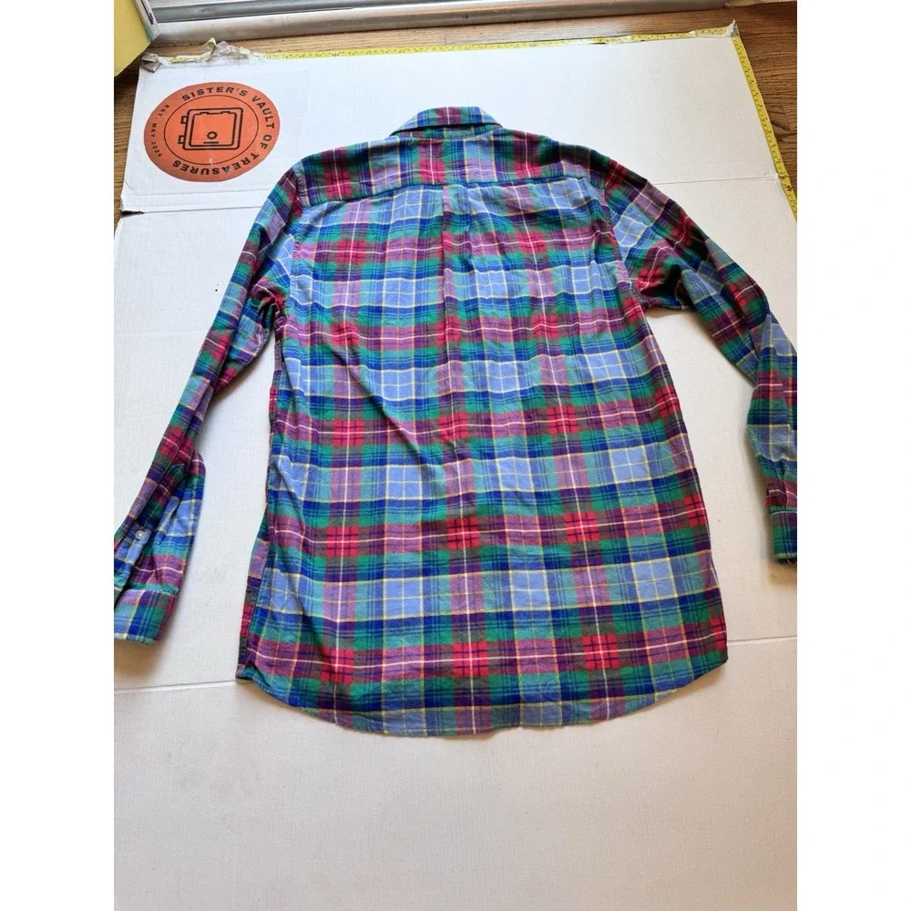 Boy's/Kid's‎ Vineyard Vines Long Sleeve Plaid Button Down Shirt Size Xl (18)